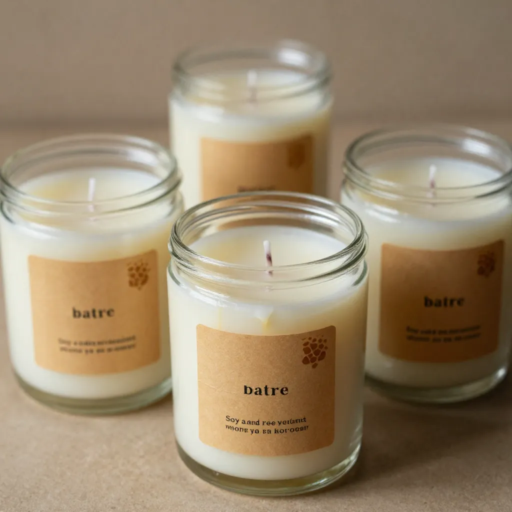 Artisan candle making process showcasing craftsmanship